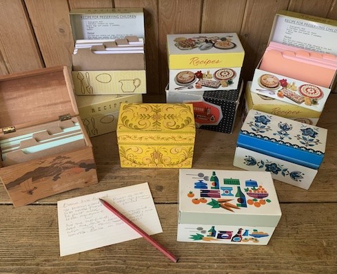 Recipe boxes & books