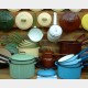 Enamel saucepans