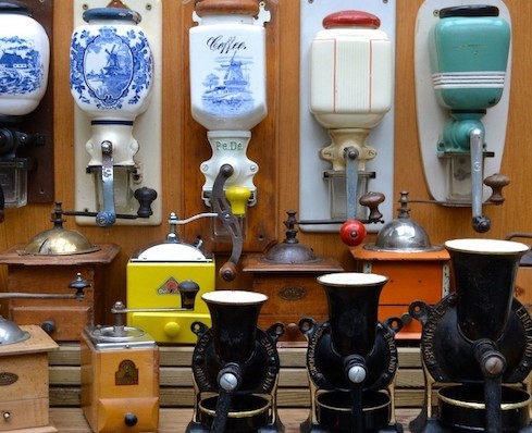 Wall mounted coffee grinders The Vintage Kitchen Store